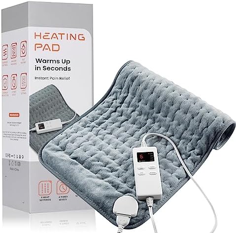 KOT Heating Pad - 6 Heat Settings Auto Shut Off 12x24 Inch