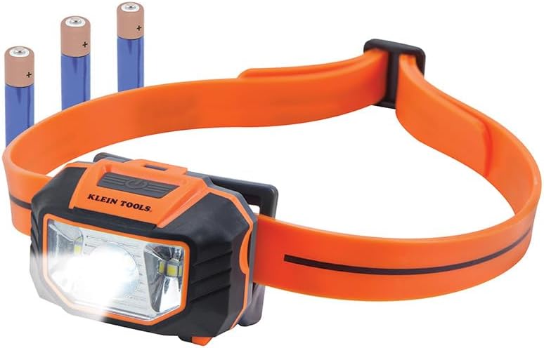 Klein Tools 56220 LED Headlamp with 45-Degree Tilt and Anti-Slip Strap