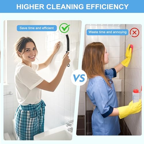 Dfacio 11Pcs Crevice Cleaning Brush Set for Kitchen Bathroom