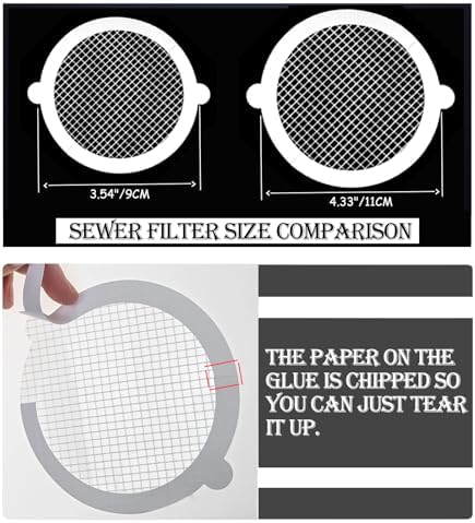 15Pack Disposable Shower Hair Catcher Waterproof Stickers