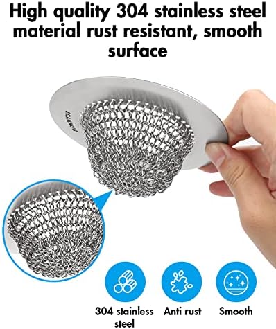 Wokdada Reversible Sink Strainer with 304 Stainless Steel