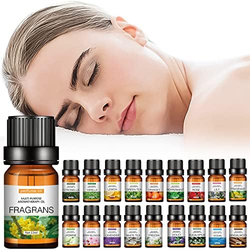 Aromatherapy Essential Oil Set - 1 Fl Oz for Diffusers Massage Relaxation
