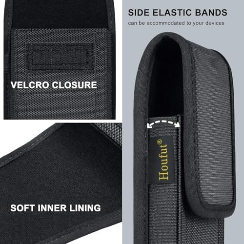 Houfut Heavy Duty Belt Clip Pouch for Knife Key Sanitizer