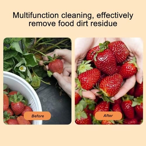 ASHATA Fruit and Vegetable Washing Machine Portable Electric Cleaner