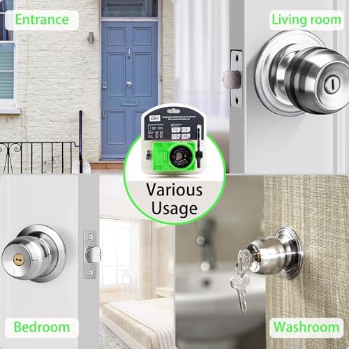 RKK Hole Saw Kit for Door Lock Installation Green