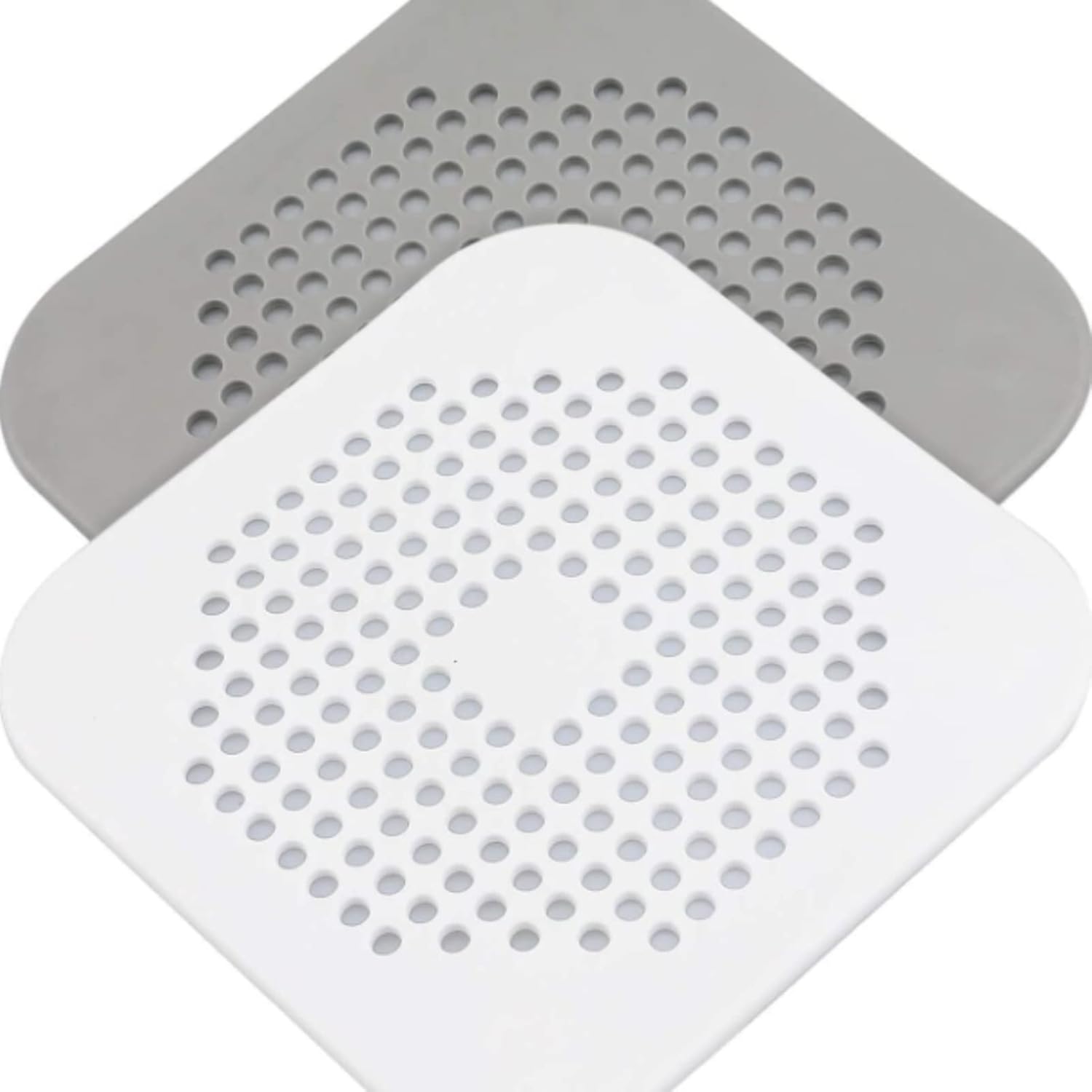 Silicone Hair Catcher Drain Cover for Shower and Bathtub