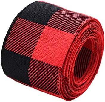 Newrys Christmas Twine Gift Wrap Ribbon 200cm 38cm Plaid Burlap DIY Craft