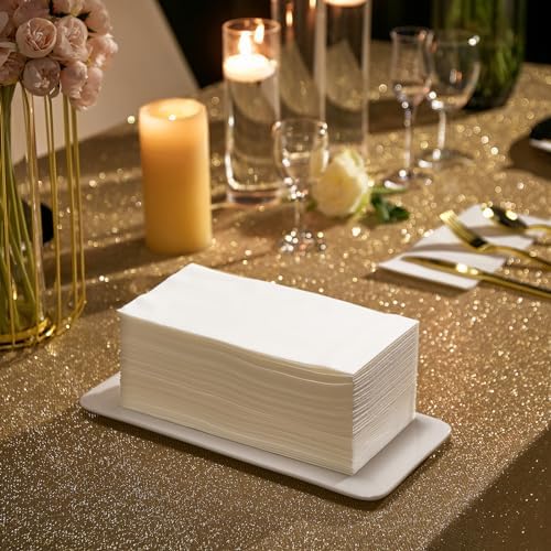 200 Pack Soft Cloth-Like Disposable Hand Towels