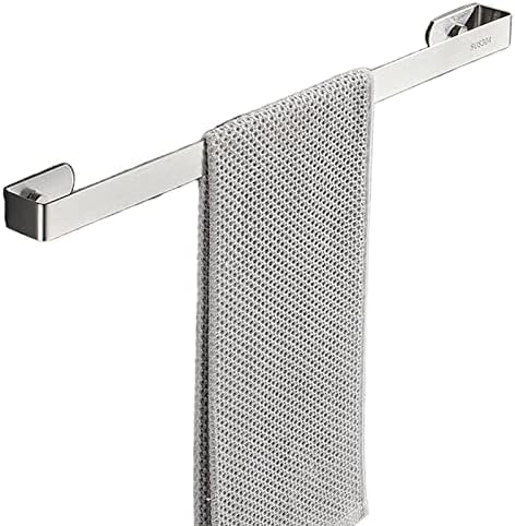 Stainless Steel Wall Mounted Towel Bar Rail - 30cm 118inch Silver