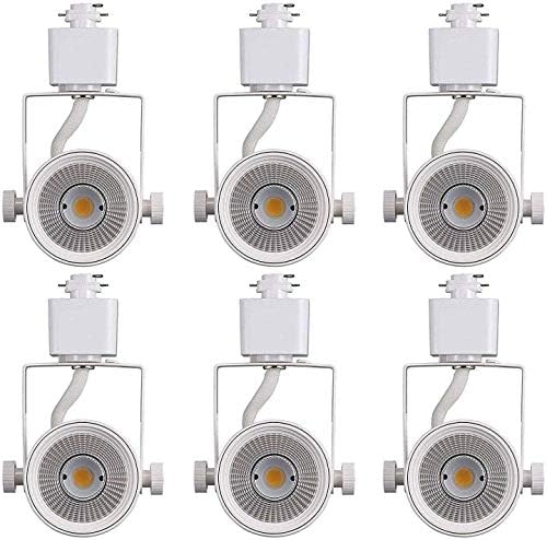 CLOUDY BAY 8W Warm White Dimmable Track Light Head - Pack of 6