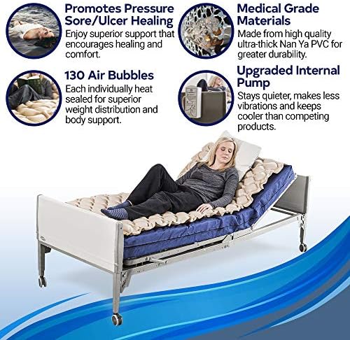 Bevel Medical Premium Alternating Air Pressure Mattress Pad
