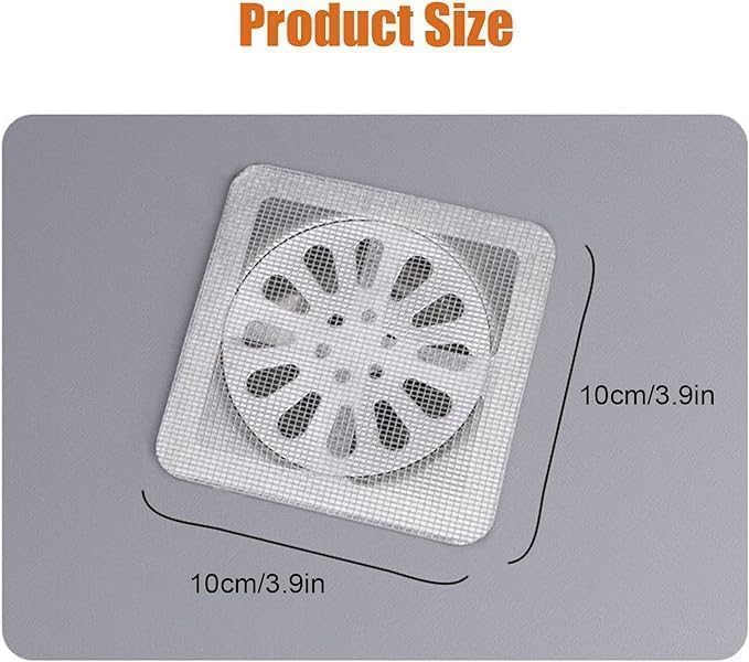 Duomilee 20 Pack Disposable Hair Catcher Stickers for Drains