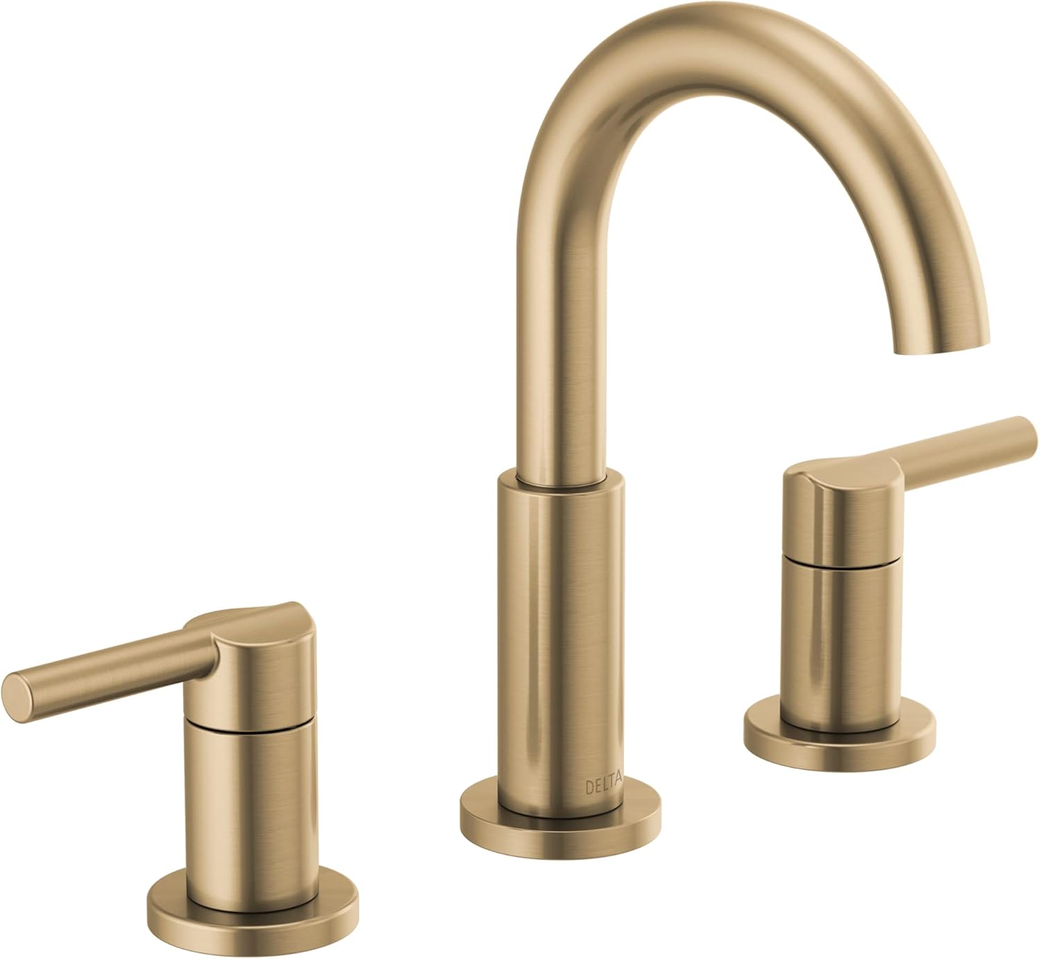Delta Nicoli Widespread Bathroom Faucet 3 Hole Gold