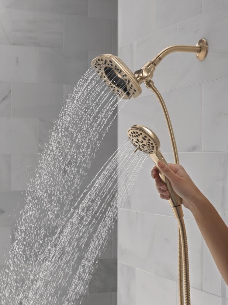Delta Faucet 4-Spray In2ition Dual Shower Head with Handheld