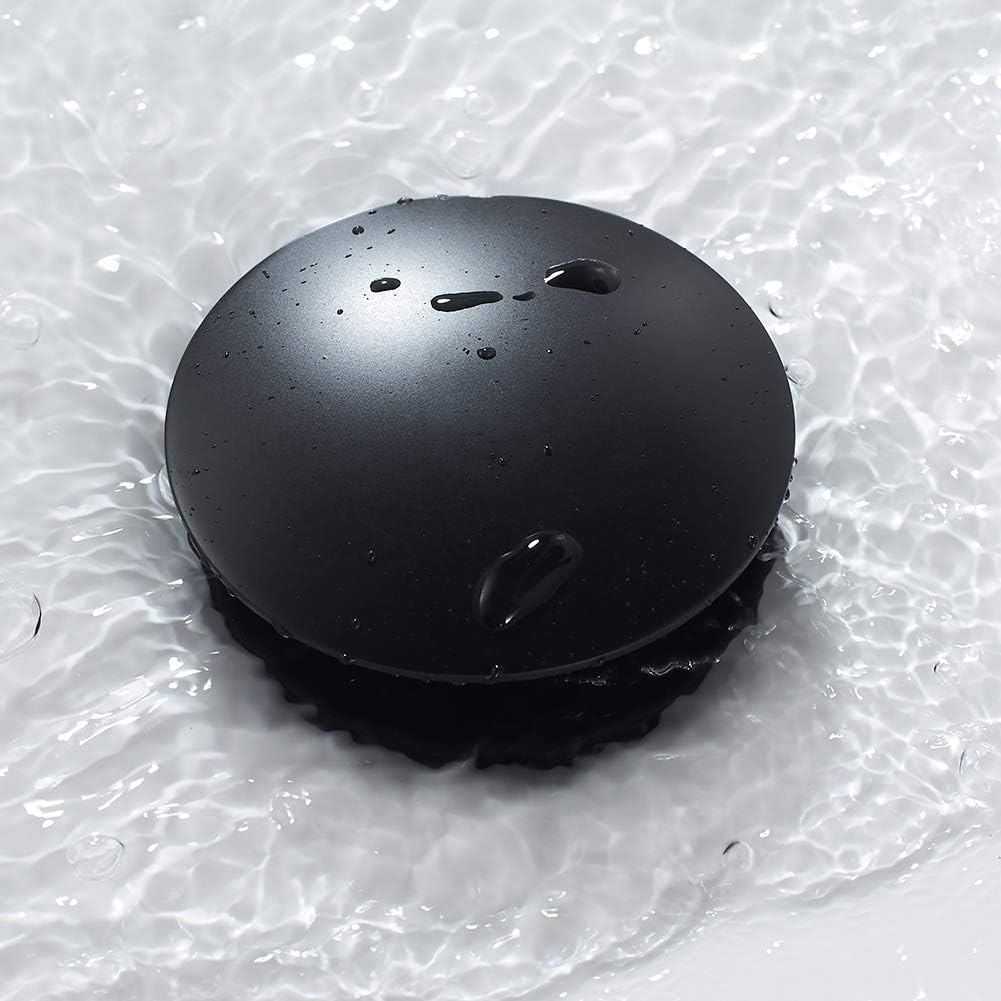 VOTON Matte Black Pop Up Drain Stopper