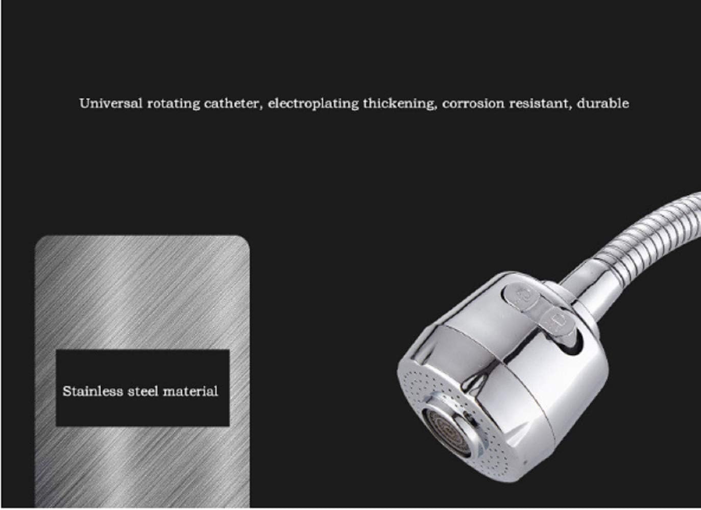Suave Stainless Steel Faucet Extension Bubbler