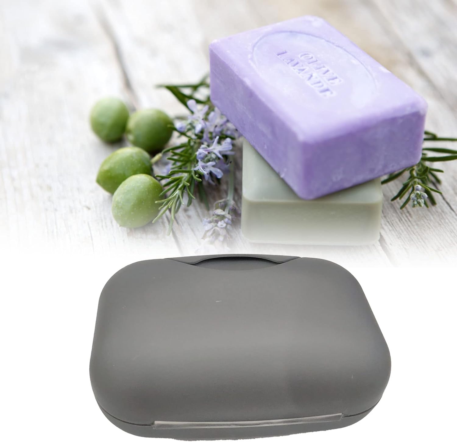Travel Soap Case with Lock and Lid