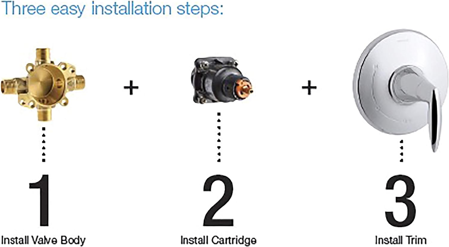 KOHLER 8304-K-NA Pressure Balancing Shower Valve Kit