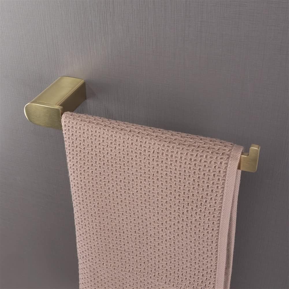 ANNBKA Gold Towel Bar 1 pcs Brushed Stainless Steel Wall Mounted Towel Holder