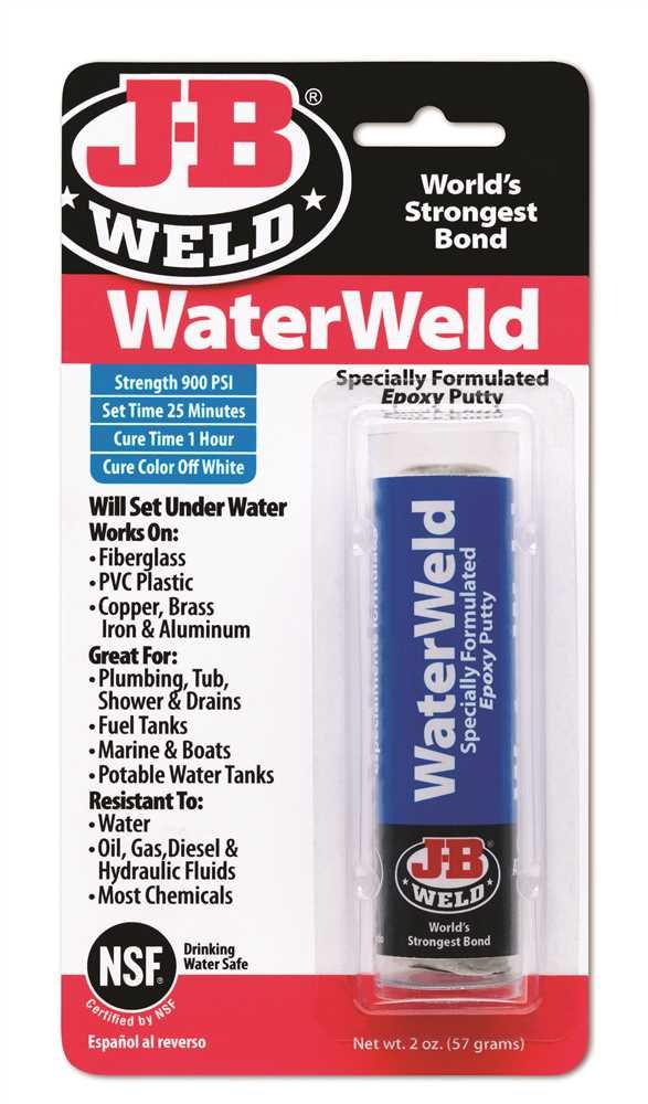 JB Weld 8277 Waterweld Epoxy Putty 1