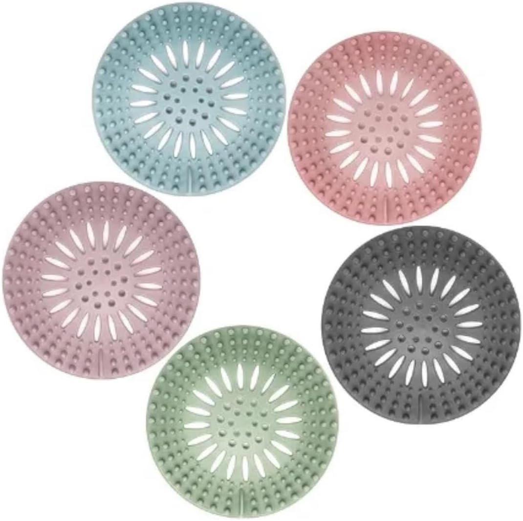 Kisskin Hair Catcher Drain Protector 5 Pack