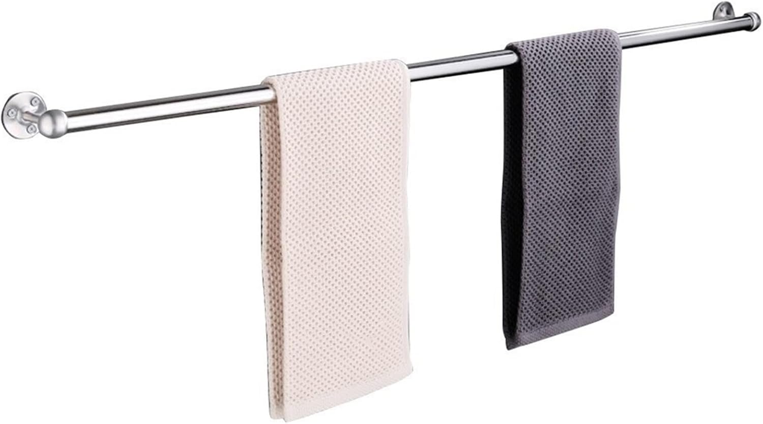 Stainless Steel Towel Bar 90cm 120cm Polished Silver