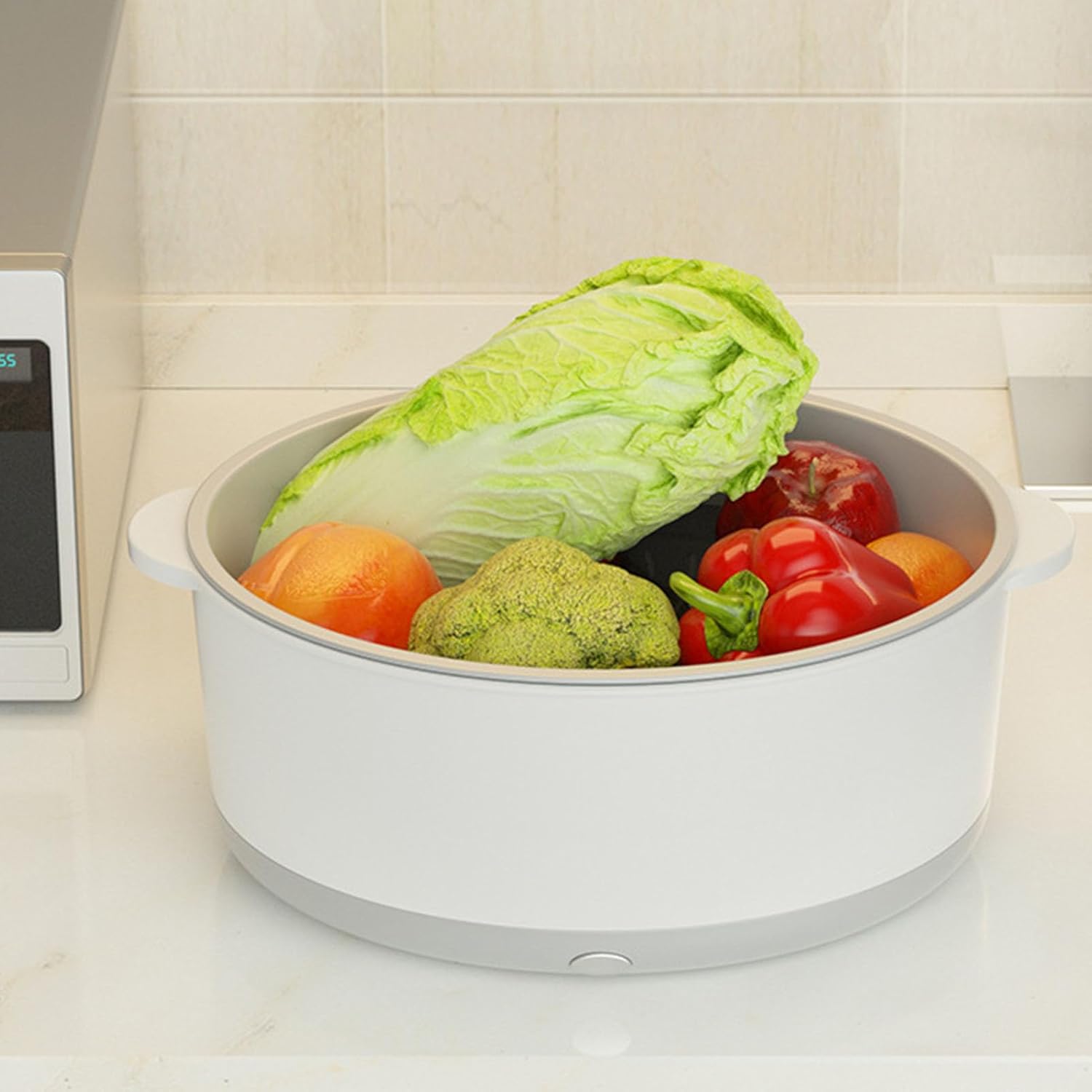 ASHATA Fruit and Vegetable Washing Machine Portable Electric Cleaner
