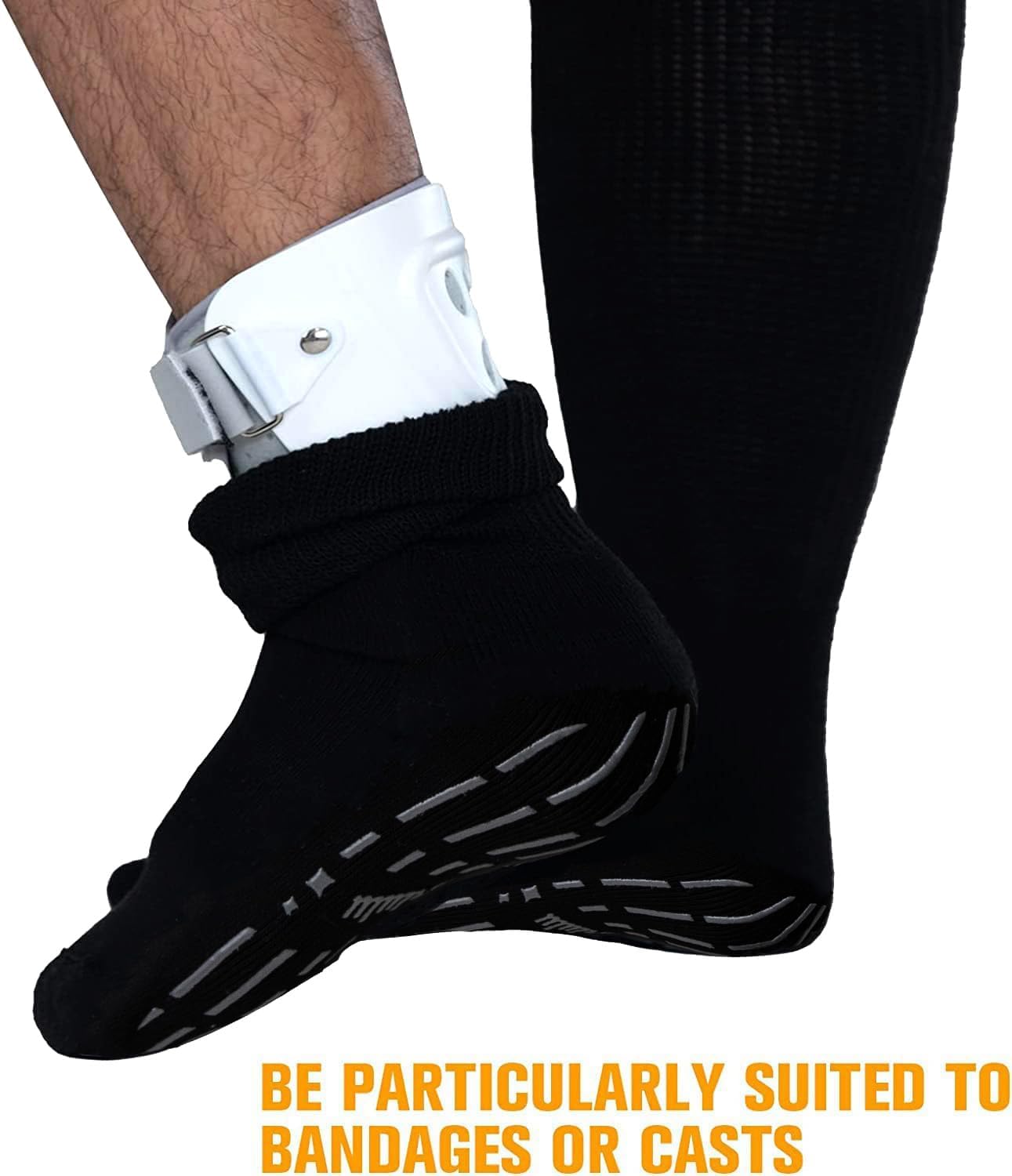 Bulinlulu Extra Wide Socks for Swollen Feet 4 Pairs