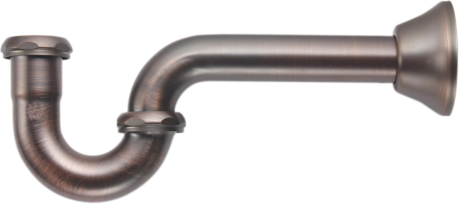 KEENEY K100VB Brass P-Trap with Deep Flange
