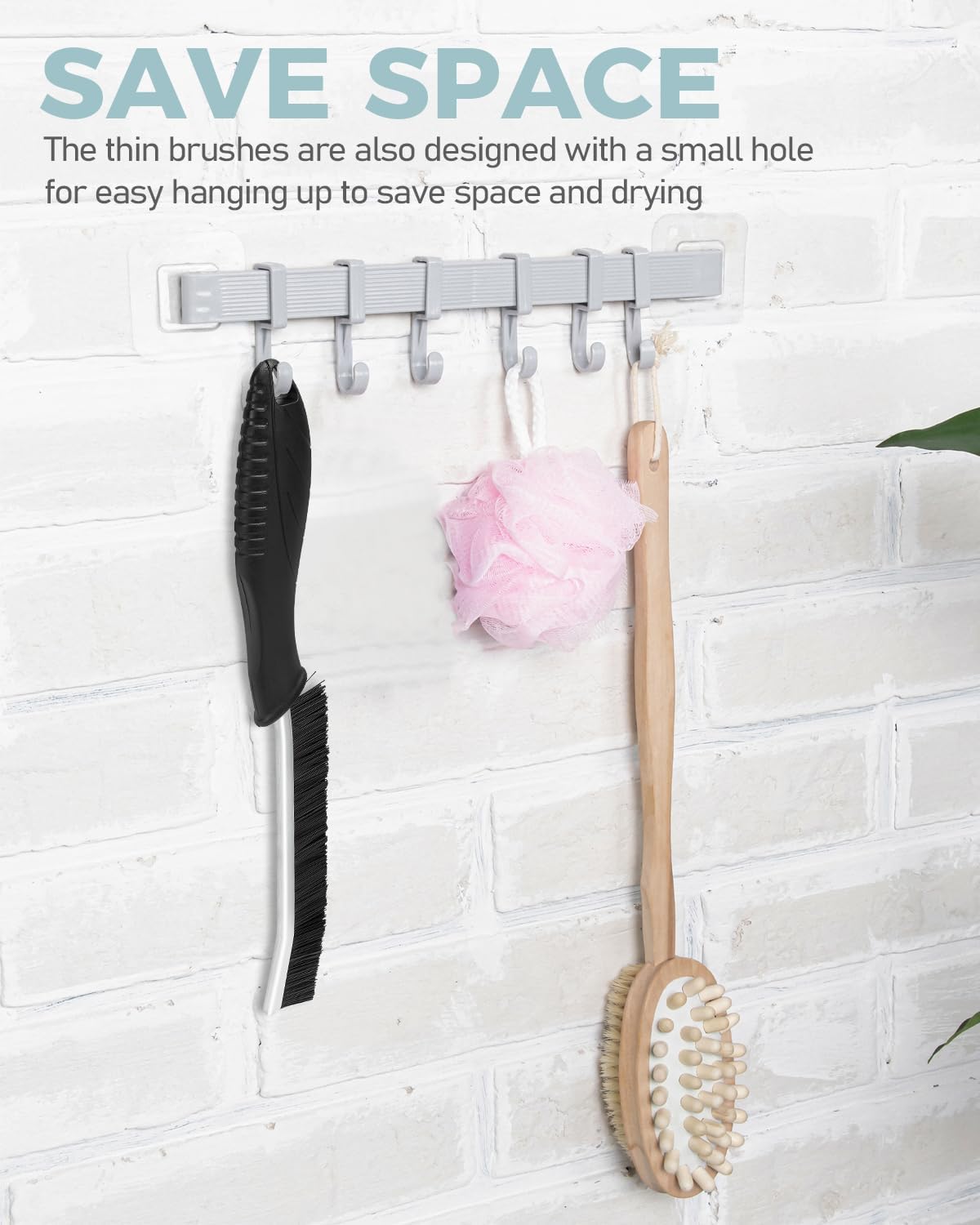 SXhyf Hard Bristle Crevice Cleaning Brush