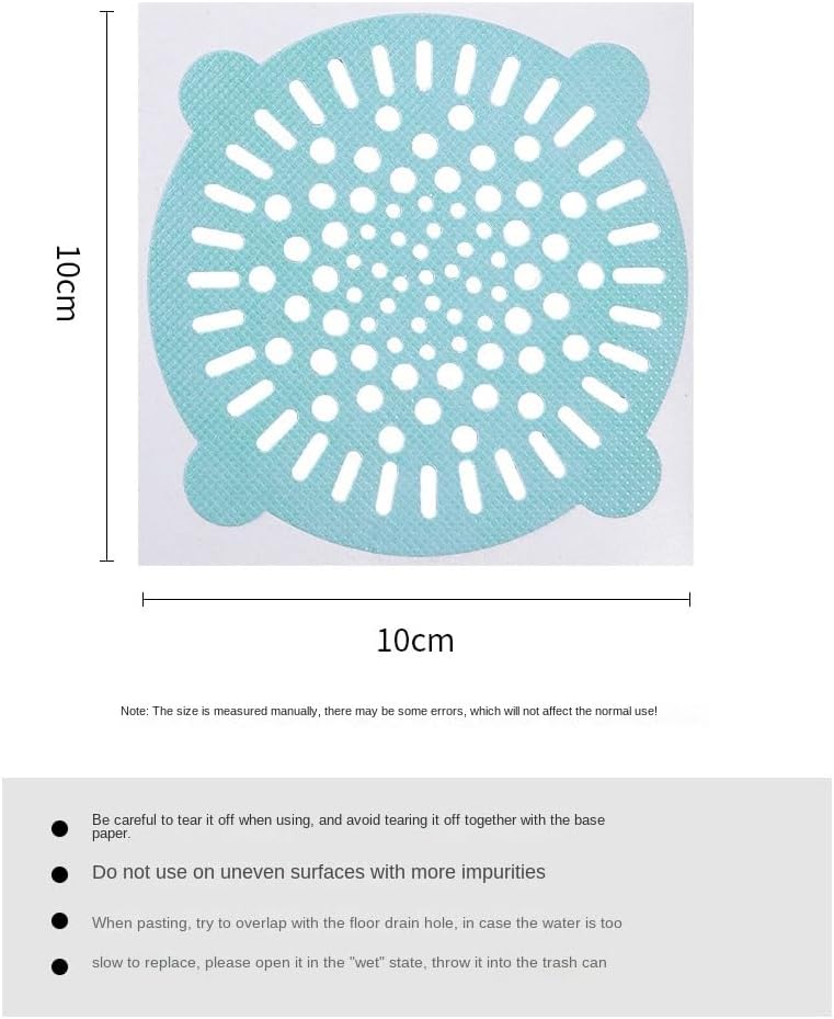 30 Pcs Disposable Hair Catcher for Bathroom Drain