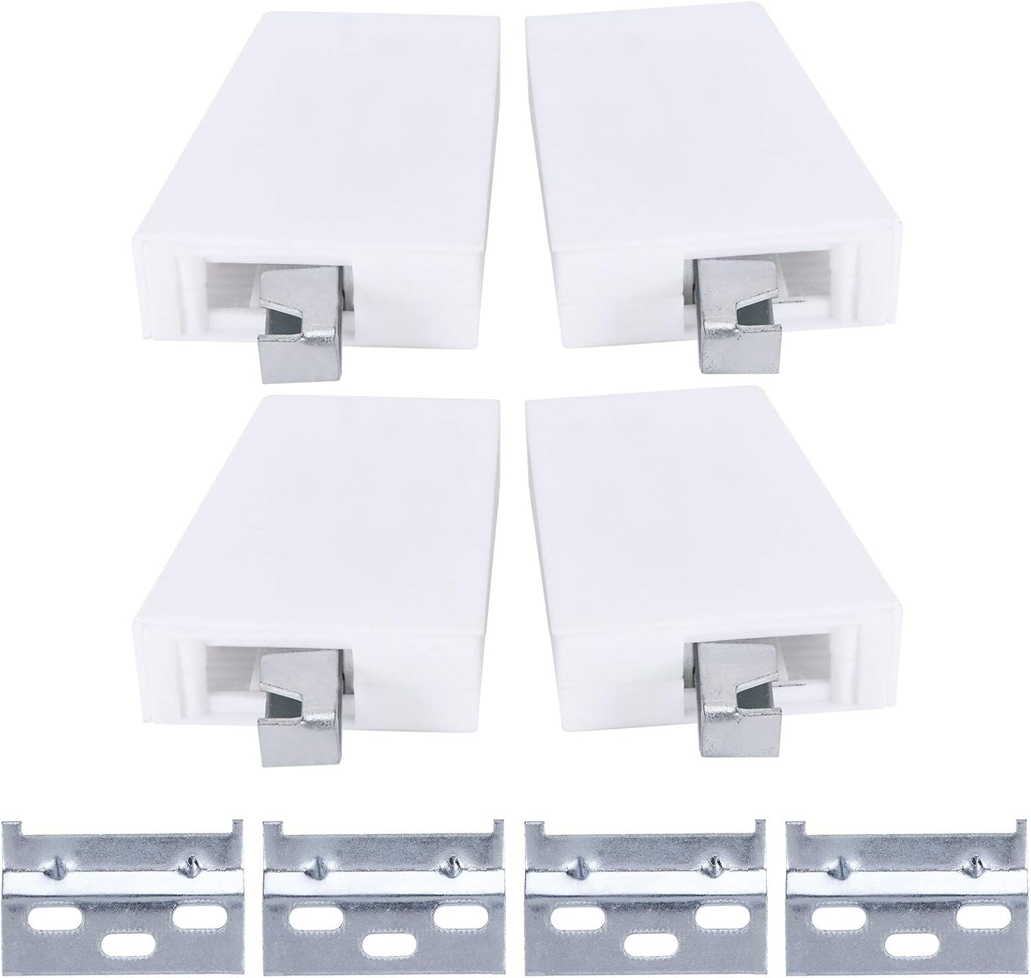 2Set Adjustable Cabinet Hanger Bracket with Mounting Plate