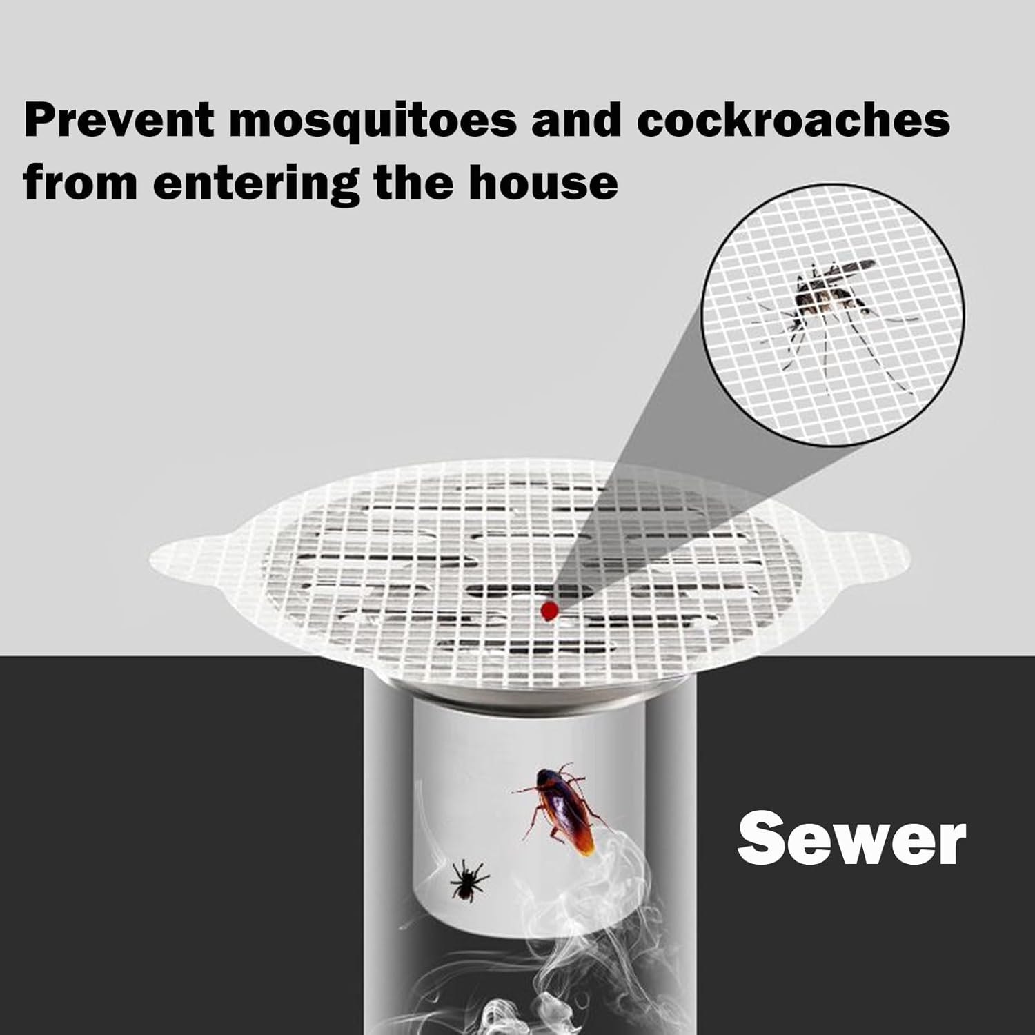 15Pack Disposable Shower Hair Catcher Waterproof Stickers