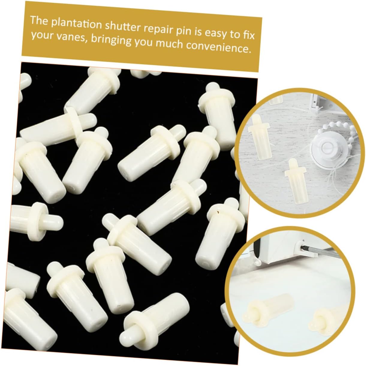 jojofuny 50pcs Shutter Repair Pin Kit
