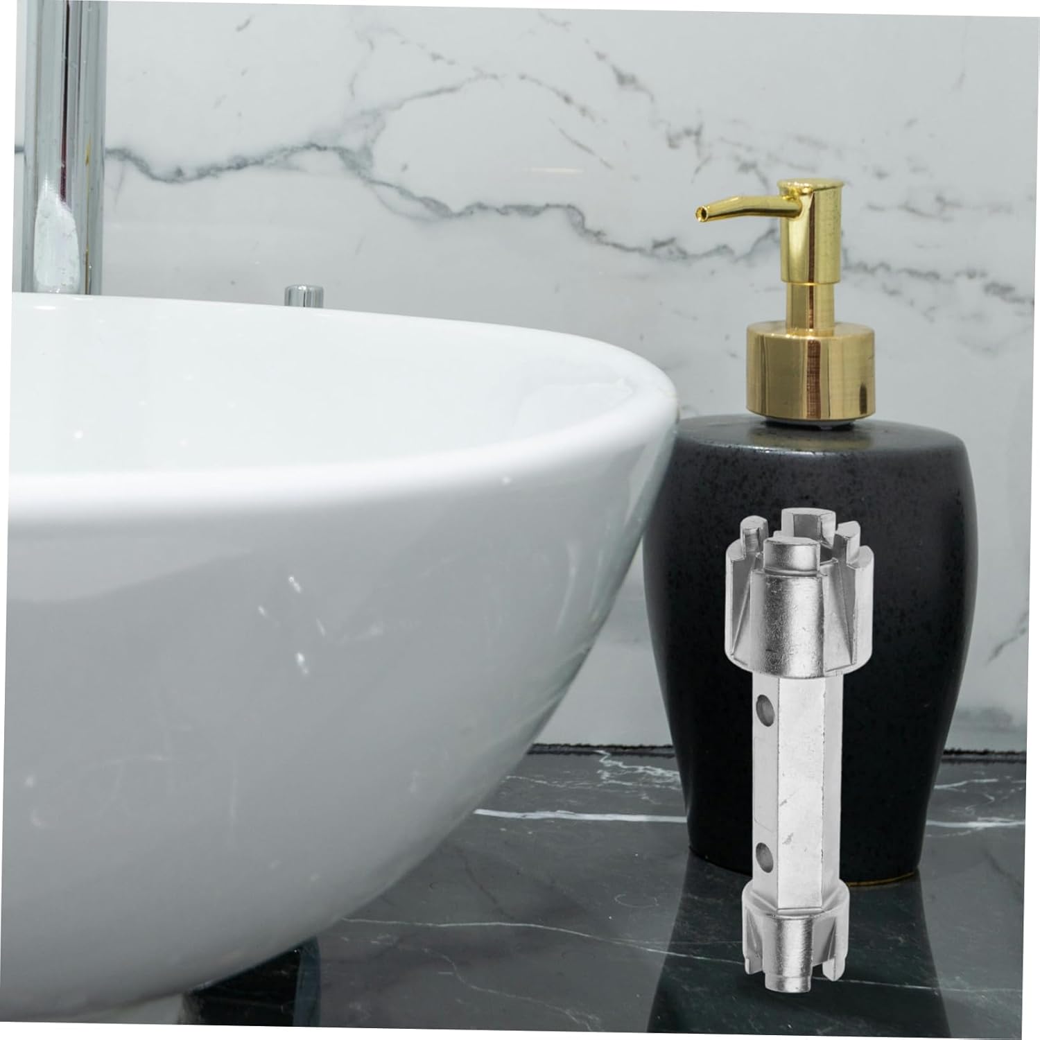 Aluminum Alloy Multifunction Faucet Wrench