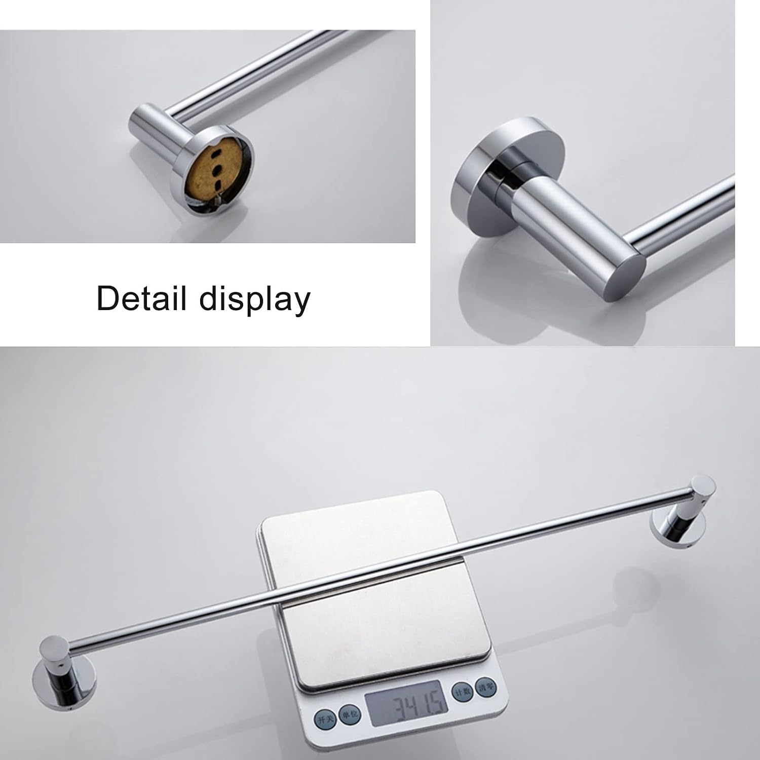 TiStm Towel Rack 20Cm-100Cm Polished Chrome