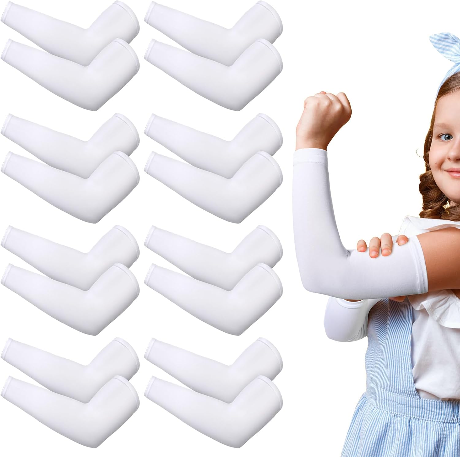 Eurzom 8 Pairs Eczema Protection Sleeves for Kids