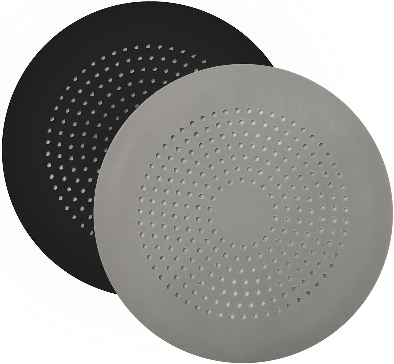 2 Pack Drain Hair Catcher with Suction Cups for Shower and Sink
