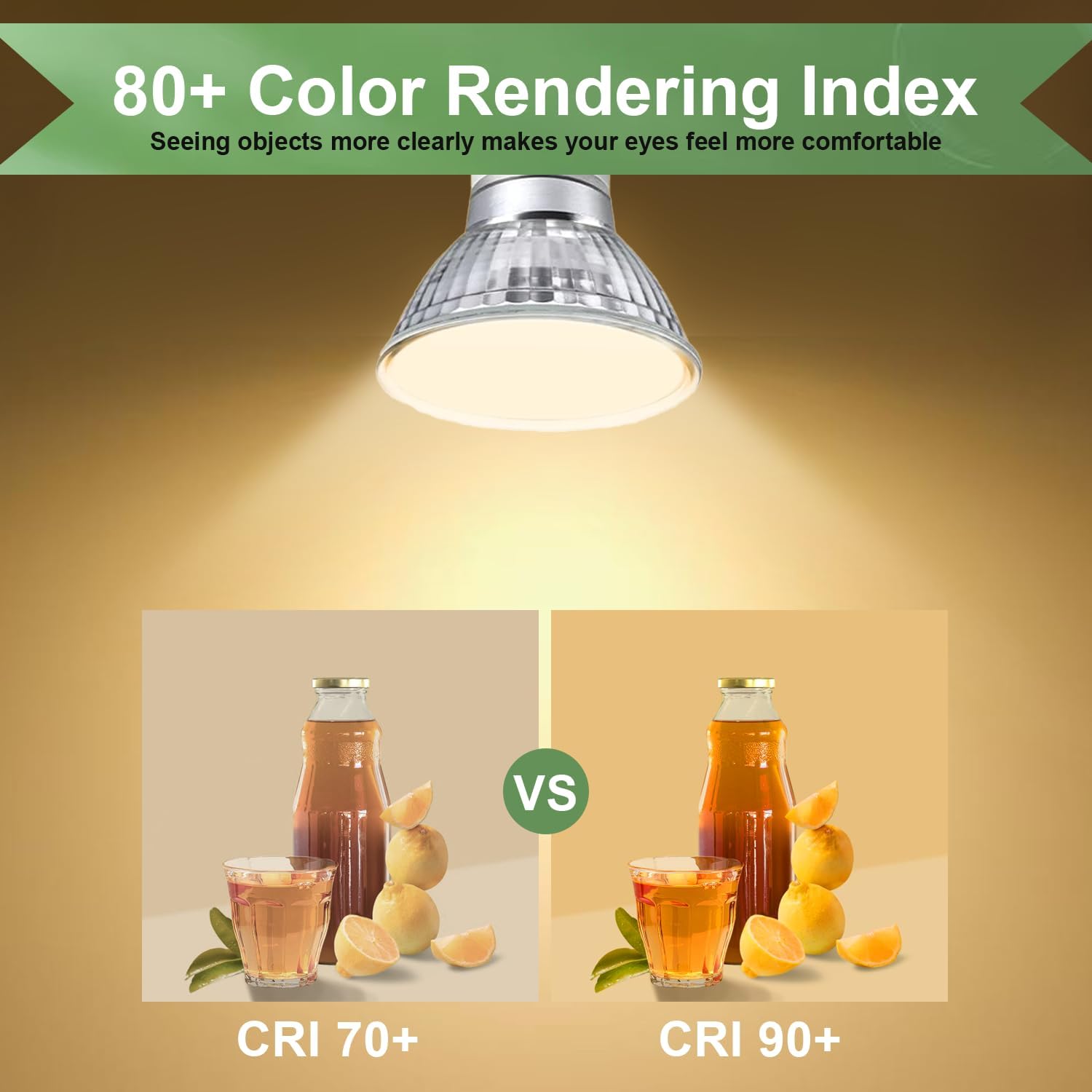 SerBion GU10 50W Halogen Bulbs Warm White 2700K Pack of 6