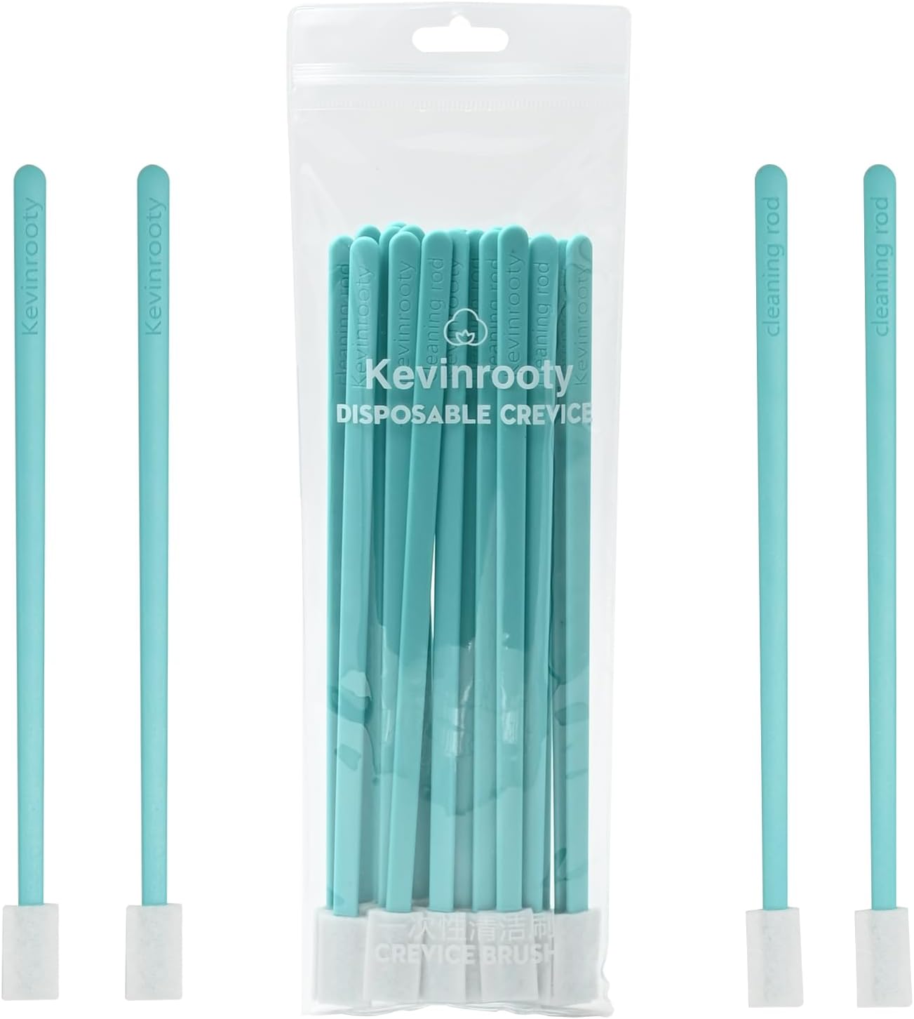 20PCS Crevice Cleaning Brush Tool Kit Disposable Toilet Brush Seat Cleaner