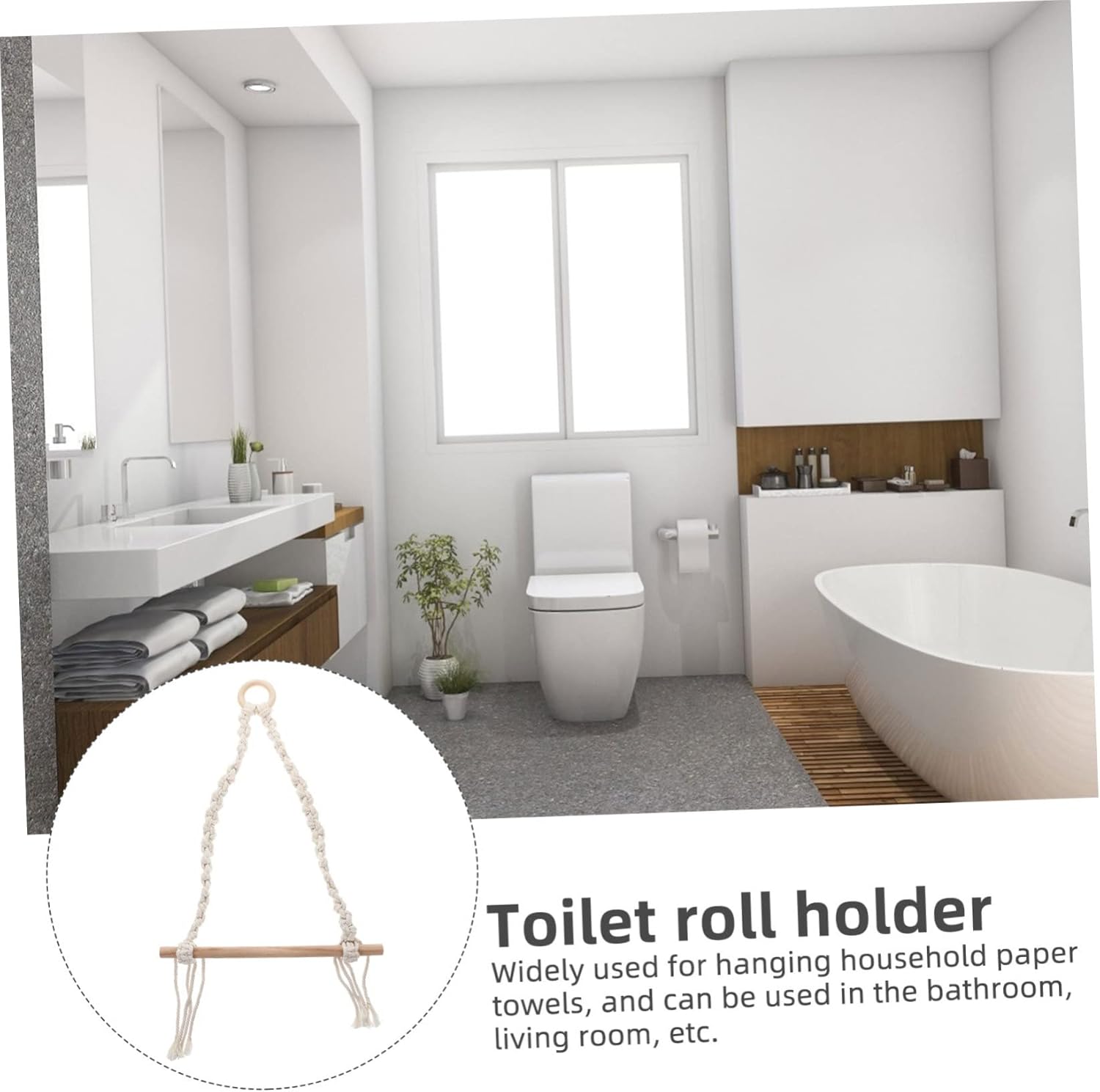 DOITOOL Creative Wall Mounted Toilet Paper Holder