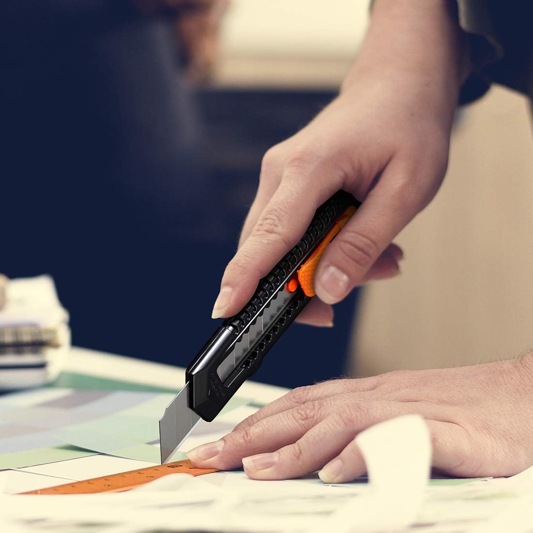 REXBETI 12-Pack Retractable Utility Knife