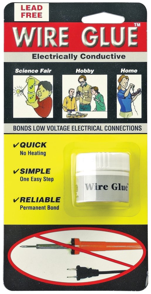 Electrically Conductive Wire Glue - 03 oz Jar