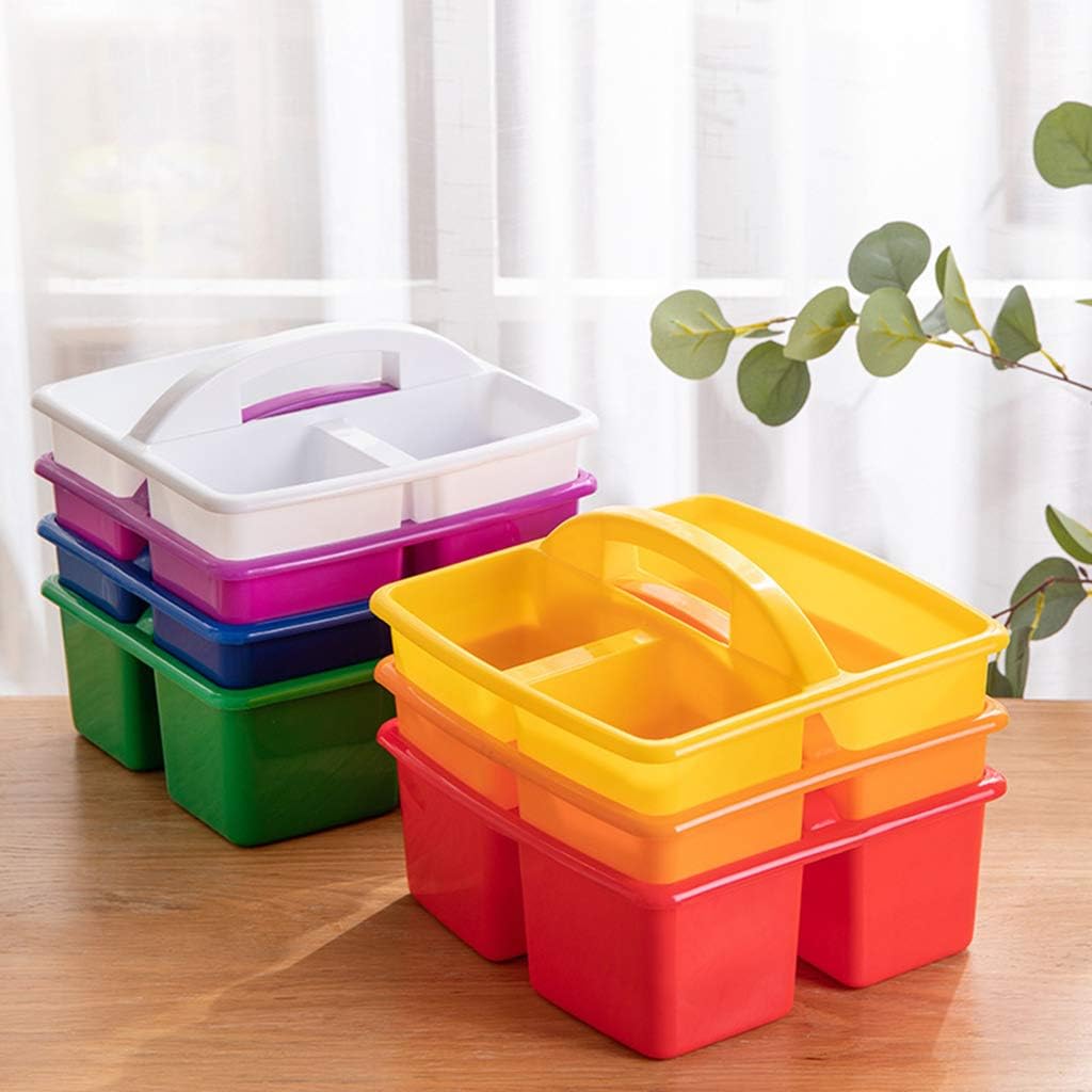 PMFACE 3 Compartment Storage Bin with Handle 1
