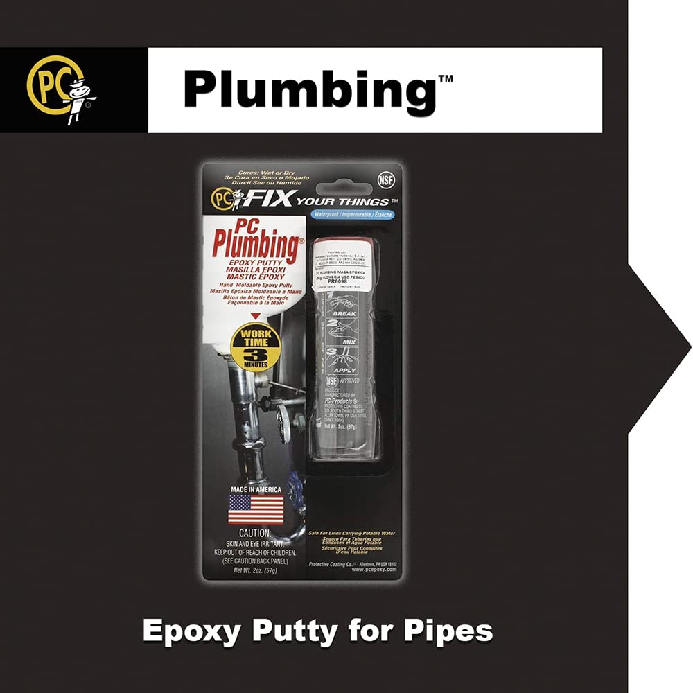 PC Products PC-Plumbing Epoxy Putty 1oz Gray