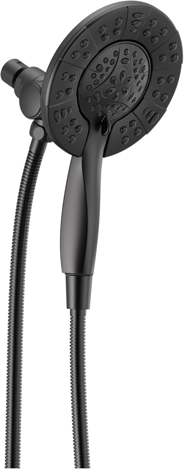 Delta 4-Spray In2ition Dual Shower Head with Matte Black Finish