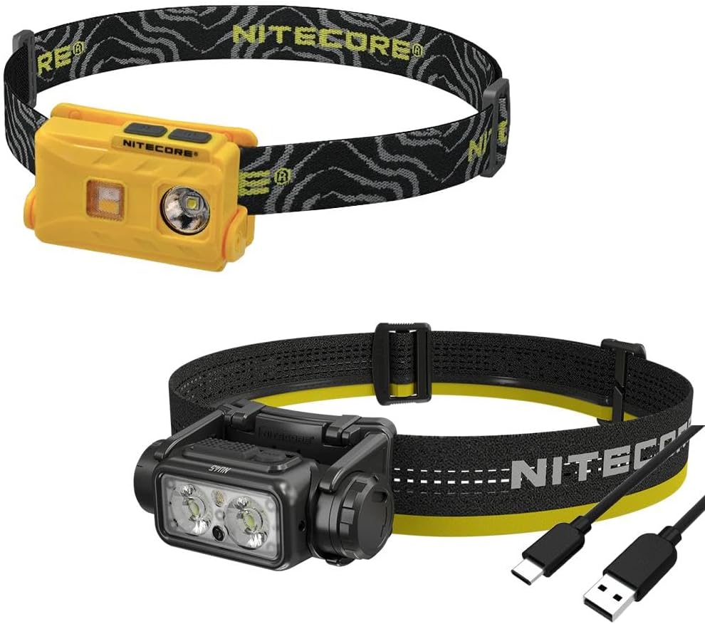 Nitecore NU25 NU45 Headlamp Combo with USB Cable