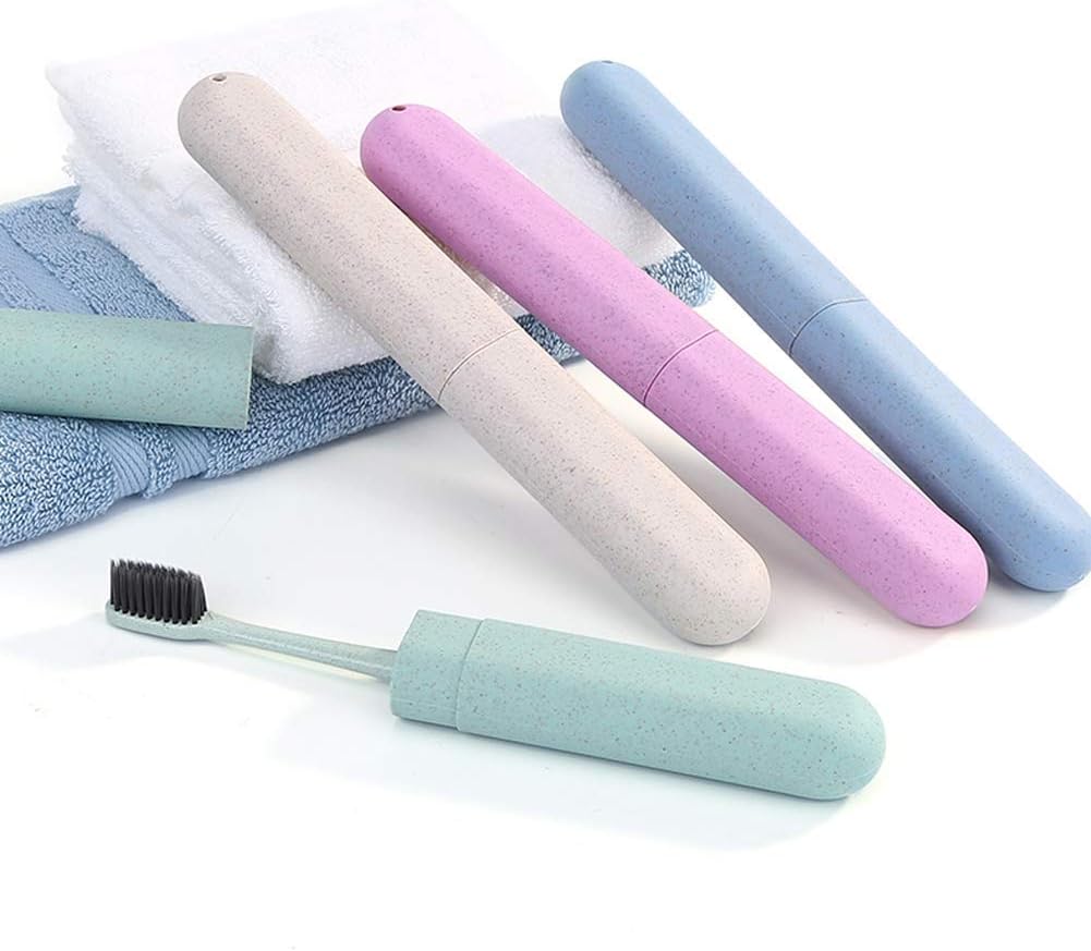Hooqict 4 Pack Travel Toothbrush Cases