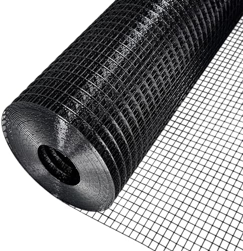 LAN JIA Black Hardware Cloth 48 x 50 12 Inch Mesh 19 Gauge