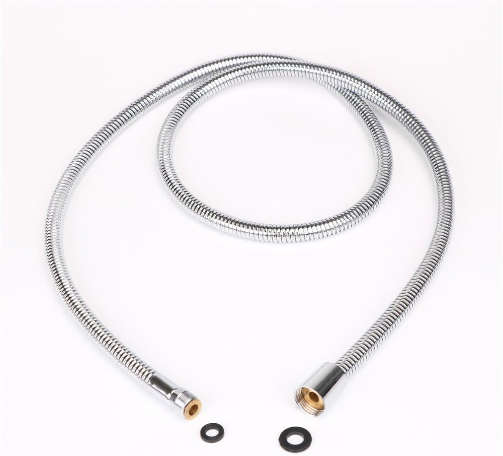 Stainless Steel Chrome Pull Out Faucet Hose Replacement